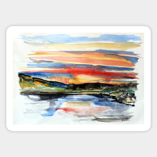 Buttermere - From an Abstract Watercolour Sticker